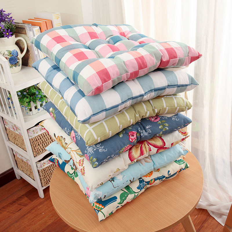 拾溜家纯棉老粗布椅子垫子办公室学生板凳电脑坐垫餐桌坐椅垫加厚,居家布艺,椅垫,淘宝优惠券,粉丝福利购,淘宝优惠卷