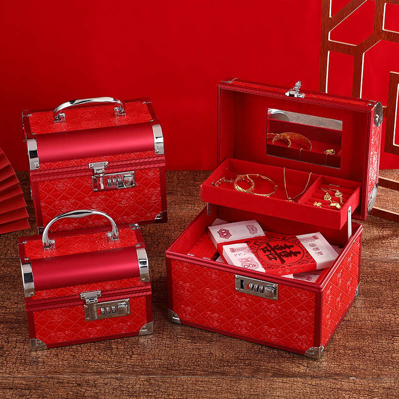 彩礼放捆钱袋8礼金红包箱子订婚礼盒结婚聘金盒提亲用品聘礼10万6