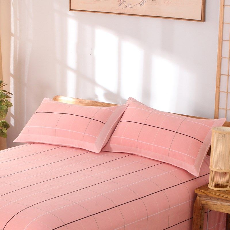 加厚老粗布枕套纯棉成人单人学生信封式枕头套一对装床上枕芯套,床上用品,枕套,淘宝优惠券,粉丝福利购,淘宝优惠卷