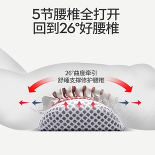 腰枕床上睡眠护腰垫腰椎腰间盘突出孕妇睡觉腰部支撑加热神器靠垫