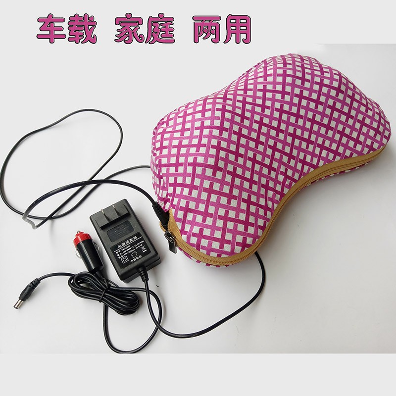 家车两用按摩枕外套头的套子拆洗发热按么器颈椎车载家用脖子成人
