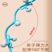 手动颈椎按摩器夹脖子颈部腰背部多功能滚轮肩颈仪揉捏家用小神器