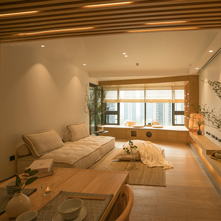 初识灯饰 射灯家用防眩光嵌入式COB天花灯客厅走廊玄关无主灯照明