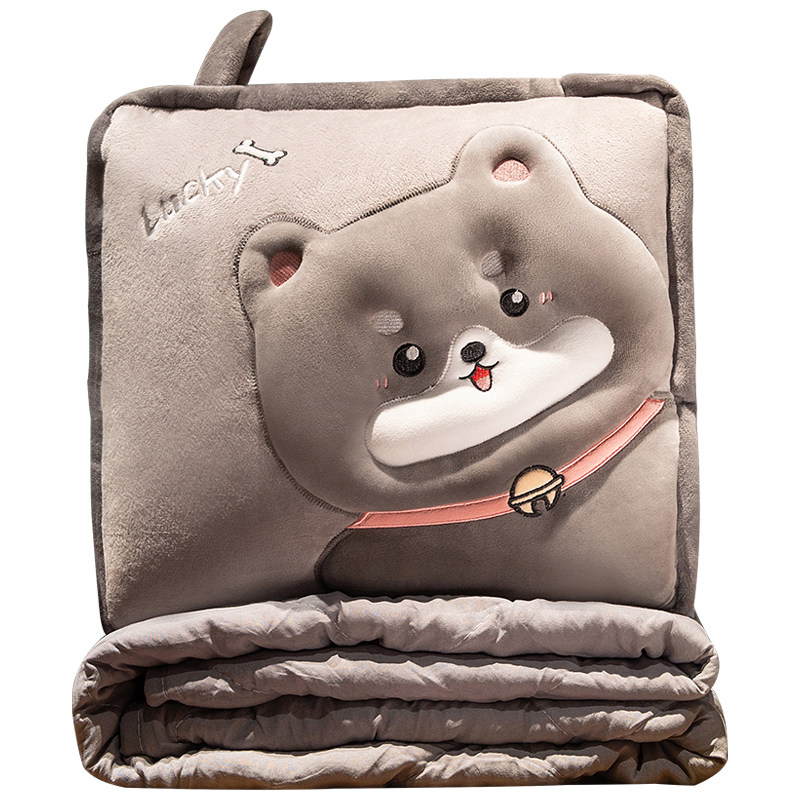 抱枕被子两用加厚二合一折叠汽车载靠枕枕头被办公室午睡空调毯子,居家布艺,抱枕被,淘宝优惠券,粉丝福利购,淘宝优惠卷