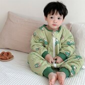 防踢被 通用婴幼儿童纯棉秋冬季 婴儿睡袋春秋冬款 宝宝分腿小孩四季