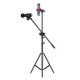 落地式 麦克风话筒支架手机直播演唱一体咪架户外唱歌电容麦三脚架