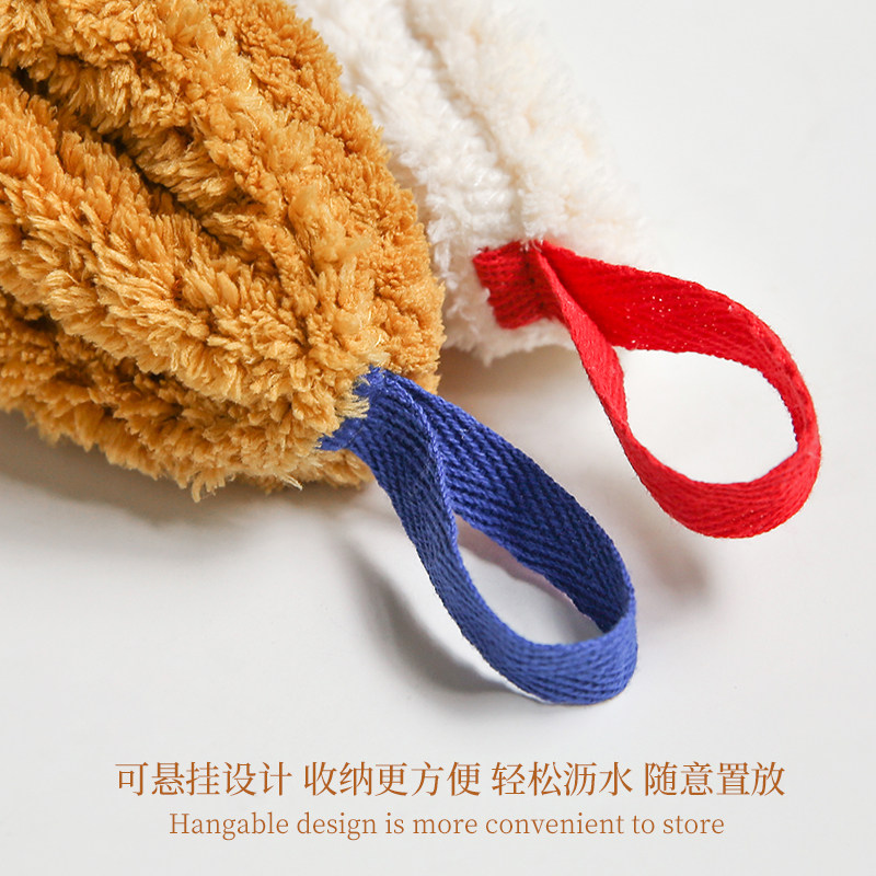 厨房擦手巾挂式可爱毛巾抹布可吸水家用卫生间加厚手布手帕珊瑚绒,家庭/个人清洁工具,厨房擦手巾,淘宝优惠券,粉丝福利购,淘宝优惠卷