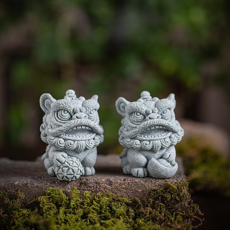 国潮醒狮可爱招财茶宠摆件创意元宝绣球办公室桌面装饰品开业礼物,家居饰品,装饰摆件,淘宝优惠券,粉丝福利购,淘宝优惠卷