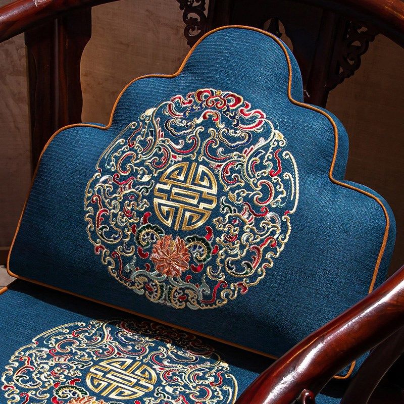 新中式抱枕古典靠垫沙发靠背垫腰枕套办公室护腰大号床头靠枕含芯,居家布艺,靠垫/抱枕,淘宝优惠券,粉丝福利购,淘宝优惠卷