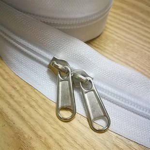 特厚拉链头箱包手袋尼龙拉锁头不锈钢8号7号书包通用铁拉头配件