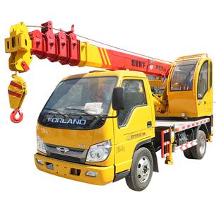 蓝牌5吨国六吊车报价 农用建房小吊车 汽车吊车厂家优惠价