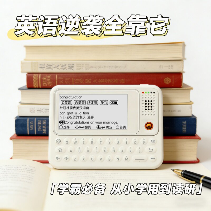 【开学季限量】快易典C1slim电子词典墨水屏单词机便携式查背一体英语学习机口袋电子单词卡32GB/64GB拼写机