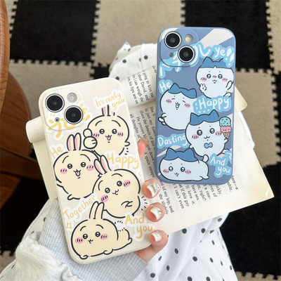 吉伊卡哇小八17pro网红iphone16promax苹果15手机壳14超火13/12防摔air套11/Xr情侣硅胶软8p/7/se3保护女mini