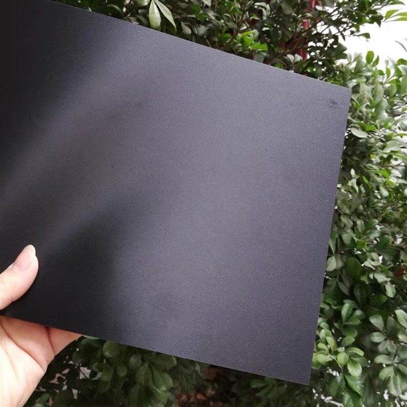 哑白哑黑光d白光黑 白色PVC片材 卷材 薄片硬塑料板材彩色pp胶片