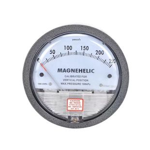 新款压力表Te负微压差计差压表气压计数字洁净室指针20X20安装工