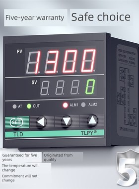 Tlpy数字智能温控器数字显示u仪表220V全自动温控器开关Pid可调Tl