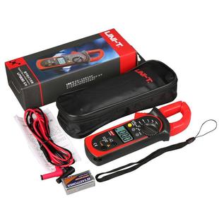 优利德数字钳形表数显万用表电流表电阻交直流温度电压勾表UT204A