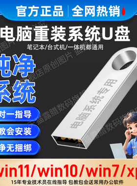 系统u盘win10正版7一键安装11装机启动pe纯净版xp电脑重装windows