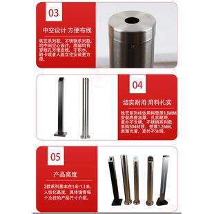 工创门禁机刷卡立柱读卡器人脸机支架立柱广告门室外闸机开关立柱