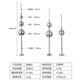 防雷器避雷针工程室外屋顶楼顶家用别墅避雷户外工业不锈钢避雷针