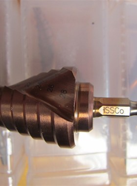 不锈钢用M35螺旋高l钴阶梯 多功能4-22mm 宝塔台阶开孔器钻头HSSC