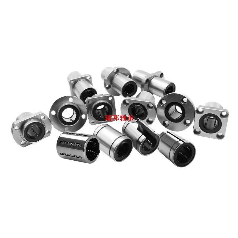 经济型圆法兰直线轴承中型Em-LBF6 8 10 12 16 20 25 30DUU DMUU