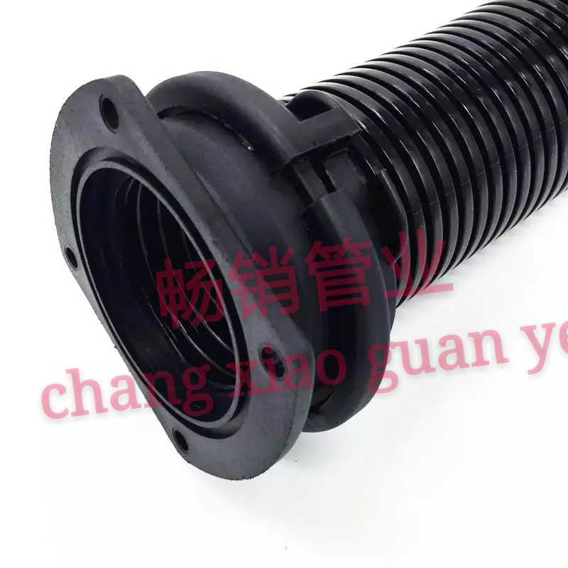 大口径塑料波纹管法兰式快速接头 PE软管AD80 67.2 106法兰固定座