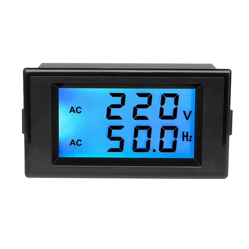 发电机数显电压表频率表单相110v220v三相380v50hz测试仪D69-2080