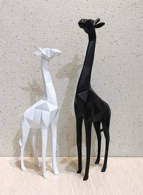 个性创意树脂工艺品电视柜桌面摆件简约现代家居摆件现货