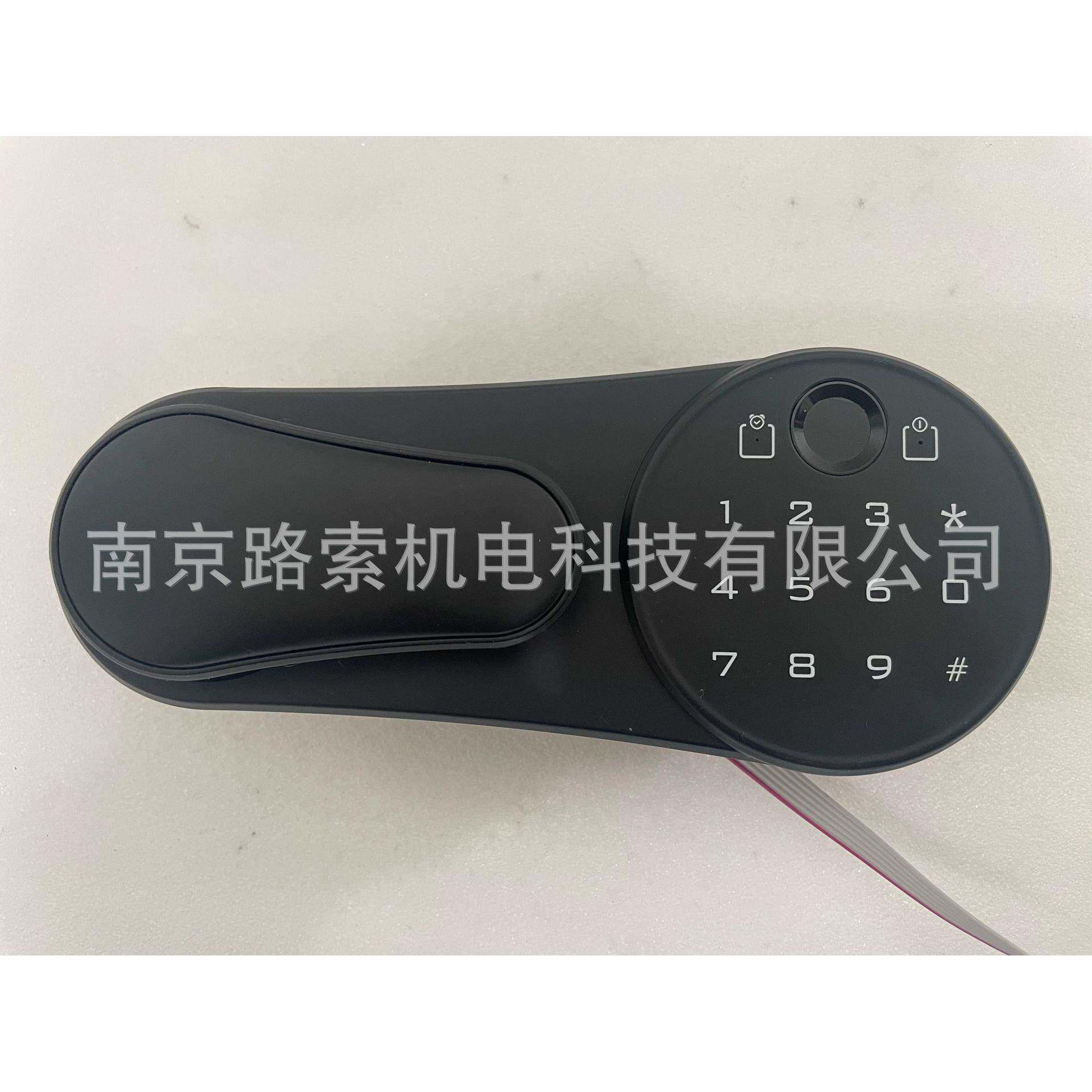 供应保险箱指纹密码锁新款带把手呼吸灯指纹文件柜锁枪柜指纹