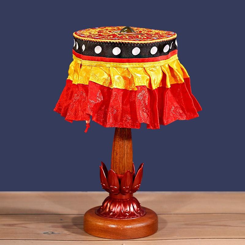 智能计数转经轮伞盖手摇电子屏显防尘罩充电经轮藏式计数罩