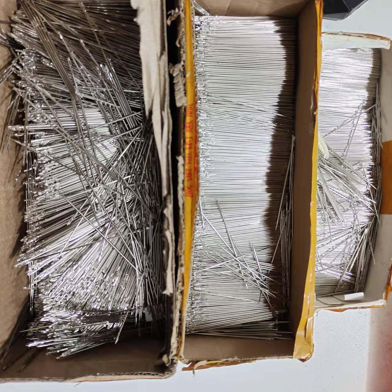 侧银散针1万支免穿针盲人针家用缝衣针木筒手缝针