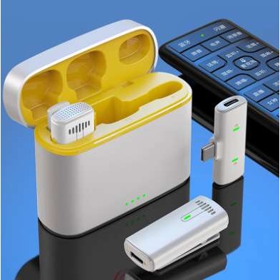 K10MAX带遥控声卡一体式小无线便携手机直播专用领夹麦克风一拖二