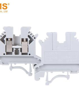 UK2.5B铜电压端子导轨组合式UK5N UK6N灰色