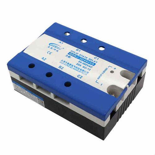 三相固态继电器480V交流40A/60A/80A/100A直流24V散热器底座固体