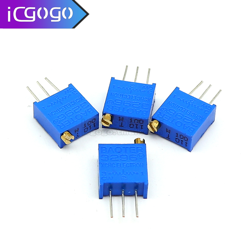 3296W多圈精密电位器可调电阻10R100R200R1K2K5K10K50K100K500K1M