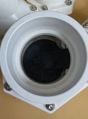 回水阀PVC止回阀单向阀逆止阀90110D160排水管防反水下6寸8寸200