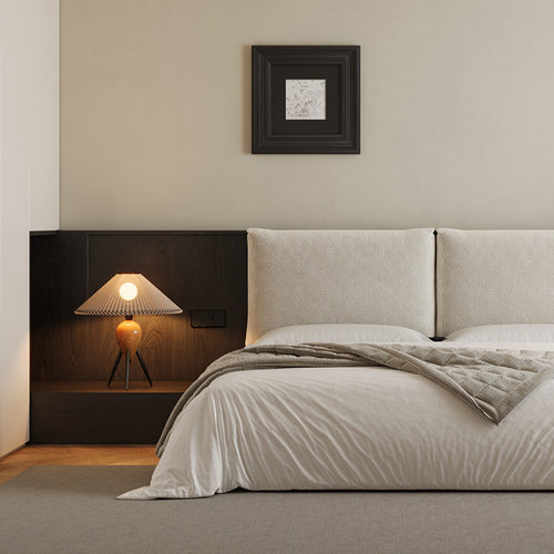 【熹芸】床头软包靠背垫卧室床头靠垫榻榻米无床头护腰靠垫靠背枕