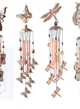 厂家复古金属管音乐风铃挂饰户外庭院创意家居挂件手工艺礼品