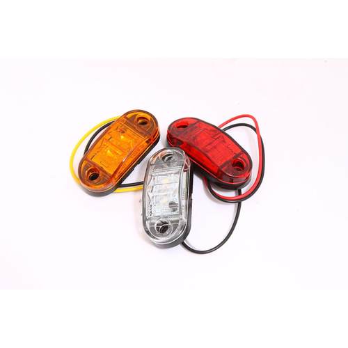 2LED食人鱼边灯宽电压 10-30卡车货车行车信号灯防水耐用转向灯