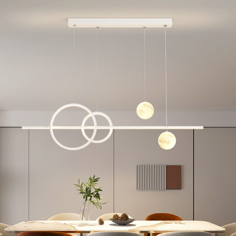 餐厅吊灯现代简约大气网红奶油风2023年新款创意吧台饭厅家用吊灯,电子元器件市场,电线扎带/束线带,淘宝优惠券,粉丝福利购,淘宝优惠卷