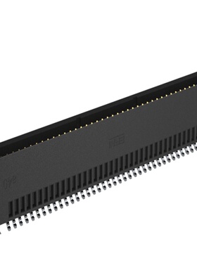 德国ERNI244858PCB连接器1.27mm垂直公型80pin数据传输率3 Gbit/s