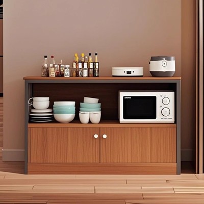 2025新款厨房置物架落地架多层微波炉多功能家用靠墙架子储物架