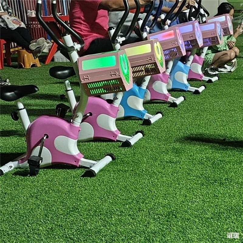 儿童健身广场泡泡脚踏2024新款泡泡机赚钱夜市车单车摆摊共享网红