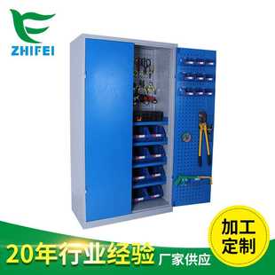 工具柜不锈钢零件收纳柜五金储物柜重型工具柜 制作双开门抽屉式