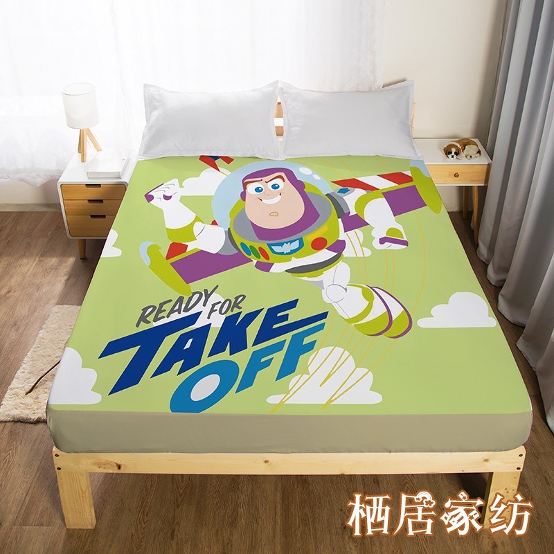 卡通玩具总动员儿童百搭床笠床垫保护套1.5m双人床防尘罩床上用品