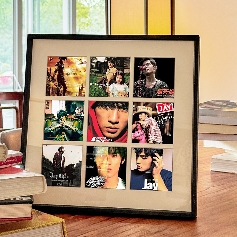 高级感九宫格相框定制diy洗照片做成相框照片打印加相框定制摆台