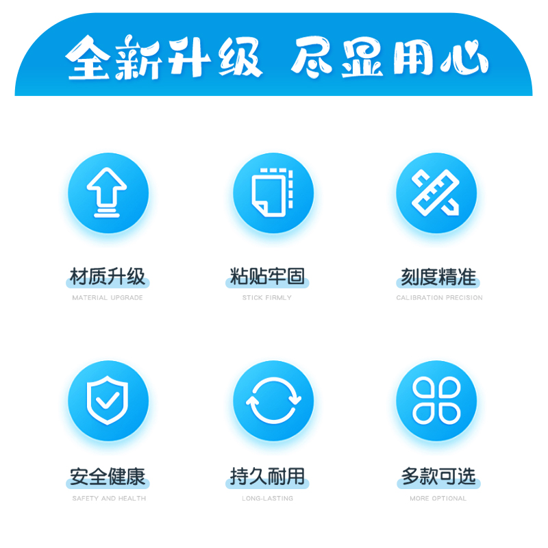 卡通身高墙贴3d立体儿童房间装饰画宝宝身高贴测量仪标尺门框贴纸