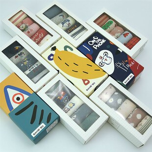 斑比儿童袜子春秋中厚中筒无骨纯棉班比男童女童秋冬中大童学生袜