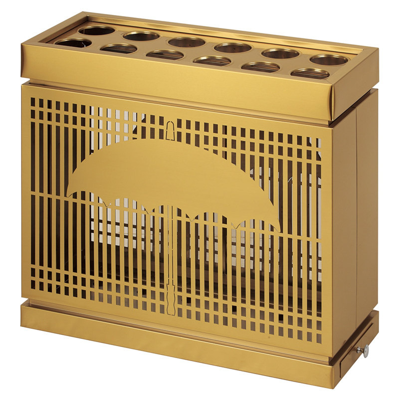 不锈钢雨伞架商场门口雨伞收纳柜酒店大堂放伞箱售楼部高档挂伞架